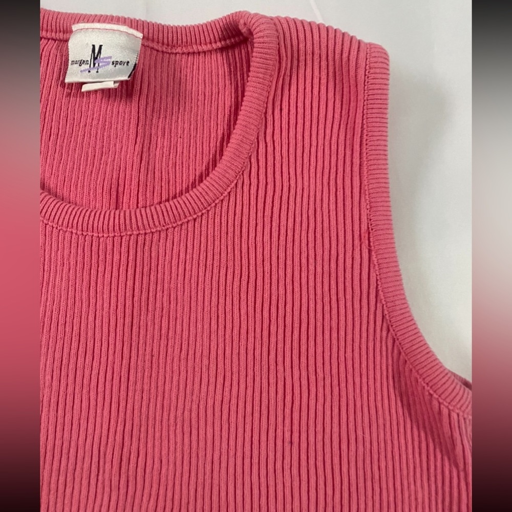 Morgan Sport Ribbed Y2K Tank Top - Picture 5 of 12